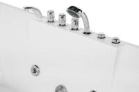 Baignoire de massage en acrylique pour couples avec bain à remous et jacuzzi