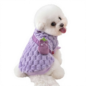 Chaleco de Forro Polar para Perros y Gatos, Diseño de Animales, Color Morado, para Invierno/Primavera, Marca Dream House Pet - Product Image 4