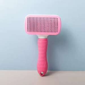 High Quality Metal Needle <b>Pet</b> Grooming Flexible Stainless Steel Comb Cat Dog Massage Hair Removal Knot Open Hair Removal <b>Brush</b> - Product Image 1