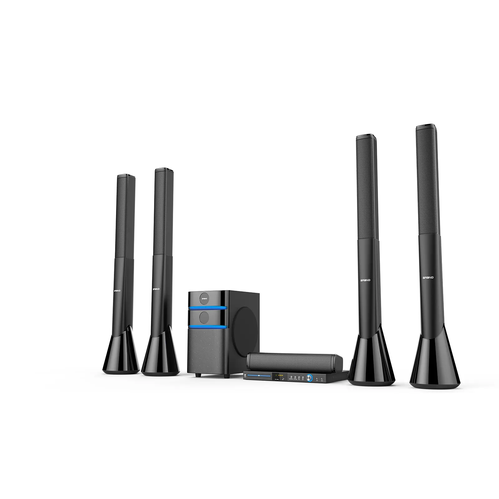 TK-2027-5.1 Home Theater Systeem 7.1 Home Theater Surround Sound System Sound Bar Met Subwoofer