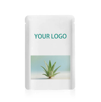 Échantillons de crème solaire/écran solaire et démaquillant personnalisables de 2 ml/5 ml avec logo coloré, thermoscellables et portables