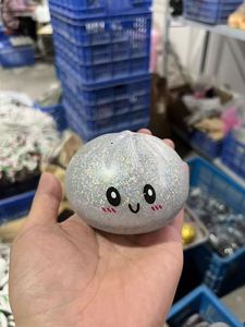 High Quality Dumpling Squishy Cpc&Ce Soft Tpr Bun <b>Squeeze</b> Stress Relief Toy Oem Custom Wholesale Supplier - Product Image 5
