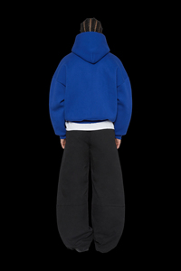 Custom 500gsm Heavy Cotton Hoodie Oversized Drop Shoulder Streetwear Cropped Hoodies for Men 50% Cotton 50% Polyester for Winter - Product Image 4