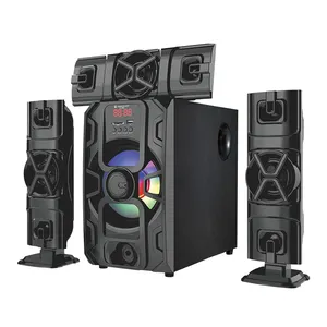 DJACK STAR D-1803 Desktop Computer Gaming Subwoofer Bass USB AUX TF SD Speaker Amplifier Home Theatre System 3.1 Channels