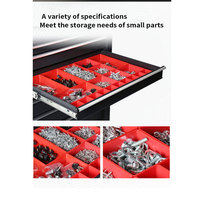 KAFUWELL PK4539T Armoire à outils professionnelle OEM à 5 tiroirs, capacité de charge de 150 kg, garantie de 3 ans, avec étagères pour outils au choix