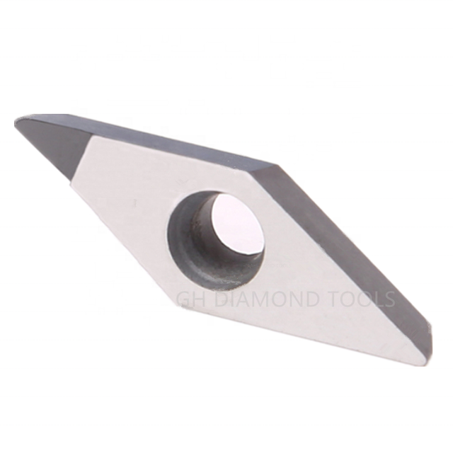 High Abrasive CNC Diamond PCD Tipped Turning Tool VCMT VCGT VCGT160404 VCGT160408 PCD Inserts for Aluminum