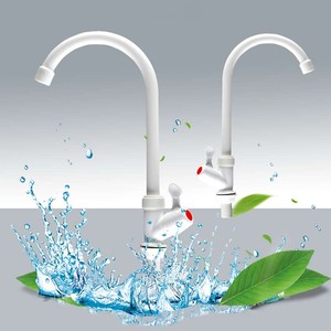 <span class=keywords><strong>LESSO</strong></span> Robinet à poignée unique en plastique de haute qualité Robinet d'eau instantané pour cuisine Lavabo Machine à laver Noyau en céramique - Product Image 4