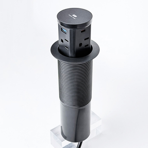 Enchufe de Escritorio Empotrado con Puertos USB y Carga Inalámbrica, Tomas de Corriente para Escritorio, Venta Directa de Fábrica, para Cocina - Product Image 5