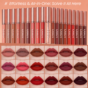 OEM ODM Long Wearing <b>Waterproof</b> Non Stick Smudge 18 Ultimate Chic Gorgeous Colors magnificent Matte Liquid Lipstick Lip Gloss - Product Image 2