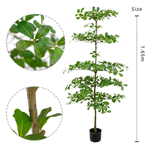 Wholesale Realistic Plastic Potted Olive <b>Trees</b> 2m Big Modern Living Room Decor Indoor Plants <b>Artificial</b> <b>Tree</b> Ornaments - Product Image 2
