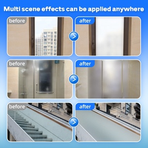 Sombreado mate impermeable vidrio esmerilado <span class=keywords><strong>pintura</strong></span> puerta Protección de Privacidad vidrio esmerilado revestimiento <span class=keywords><strong>para</strong></span> baño dormitorio ventanas - Product Image 5
