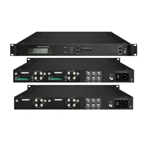 Digital Headend 4 CAM/CI decrypt multiple(DVB-C/T/S/S2 ) With USB To DVB-C DVB-T RF Modulator