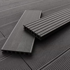 Carreaux de terrasse modernes carrés contemporains en WPC brossé, PVC IPE, <span class=keywords><strong>teck</strong></span> lisse, pour l'extérieur - Product Image 4
