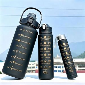 SY53 Promotion Corporate Activity Business <b>Gift</b> Gradient Sport Custom Logo Silk Screen Printed 500/1000/2000ml Plastic Water - Product Image 1