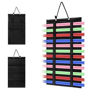 ชั้นวางไม้กลองแบบแขวน 12 คู่ ชั้นวางไม้กลองแบบพับได้ ชั้นวางไม้กลองแบบแขวน - Product Image 1