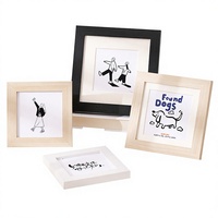 Mini cadre photo carré pour table, 4, 5, 6, 8 pouces, en panneau texturé imitation peinture