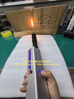 Encendedor Láser Cuadrado Portátil de 130W con Encendido Remoto, Alcance Auxiliar de 18m-20m para Control de Plagas e Insectos Voladores, Kit de Piezas DIY 220V