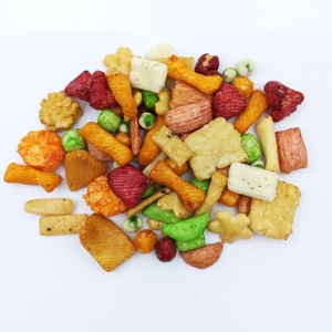 Snacks de riz multicolores en gros, assortiment de snacks cuits et frits, Arare Senbei, pour service OEM de marque privée - Product Image 2