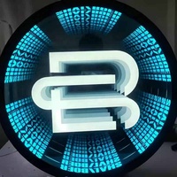 Panneau en verre trempé, miroir infini 3D LED pour la conception de scène de danse et d'événements de grande envergure