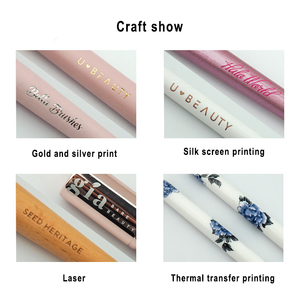 Biểu Tượng Tùy Chỉnh 8 Pcs Vegan Bàn Chải Màu Đỏ Giáng Sinh Ngày Nhãn Hiệu Riêng Mỹ Phẩm Make up Bàn Chải Bộ Với Hộp - Product Image 4