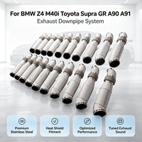 Système de Downpipe de Course en Acier Inoxydable 304 pour Usine, Produit de Tuning Universel, Tuyau d'Échappement pour BMW Z4 M40i Toyota Supra GR A90 A91