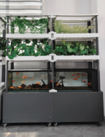 Système de culture hydroponique automatique motorisé pour légumes et fraises, aquaponie verticale de balcon à flux oscillant sans sol