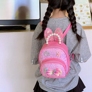 Factory Supply Cute Bow Small <b>Backpack</b> 2026 Summer Fashion Casual Girls Kindergarten <b>Children</b> <b>Backpack</b> - Product Image 6