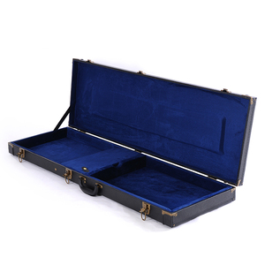 Custodia per Chitarra Elettrica e Basso WC35 RM Personalizzata in Pelle Nera Rigida con Rivestimento in Spugna da 15mm Impermeabile e Antiurto - Product Image 6