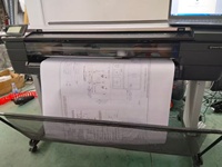 Imprimante A1/A0 24/36 pouces pour traceur HP T830, copie, numérisation, tout-en-un pour dessins techniques CAO / affiches