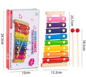 <span class=keywords><strong>Instrumentos</strong></span> <span class=keywords><strong>de</strong></span> madera <span class=keywords><strong>de</strong></span> percusión <span class=keywords><strong>de</strong></span> ocho tonos, juguetes para niños <span class=keywords><strong>de</strong></span> 2 a 3 años - Product Image 2