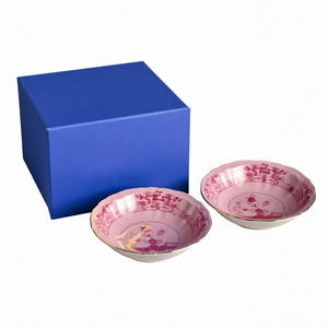 Plato de Porcelana con Diseño Floral Oriental Estilo Italiano, Tazón para Postre, Apto para Lavavajillas, Vajilla para el Hogar - Product Image 1