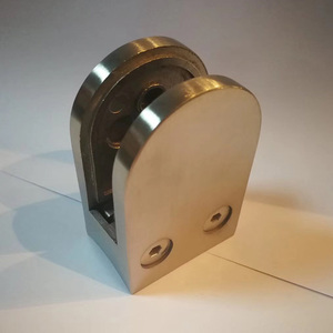 Stainless Steel Railing Accessories/ Glass <strong>Handrail</strong> <strong>Fitting</strong> / Glass Clamp for Balcony Staircase