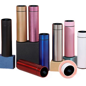 Bouteille d'eau intelligente avec logo personnalisé gobelet <span class=keywords><strong>thermos</strong></span> numérique Termo Con flacons sous vide avec affichage de la température par LED Échantillons gratuits - Product Image 2