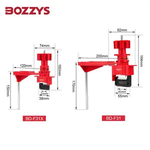 Bozzys cánh tay duy nhất phổ bóng van khóa thích hợp cho các môi trường hoạt động khác nhau