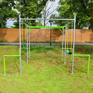 Zoshine Premium attrezzature per il Fitness all'aperto forte struttura in metallo scimmia bar e altalena Set per parco giochi per bambini - Product Image 1