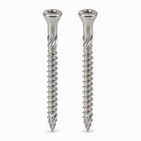 Sekrup Kayu Oval Countersunk Torx Drive Stainless Steel Kelas A dengan Shank Knurled BoZhan BZ-266