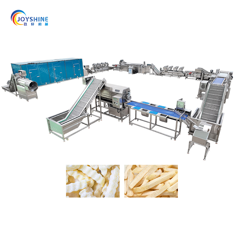 Fully Automatic Electric New Potato Chips French Fries Making Machinery Plantain Frites Surgeler Vegetable Fruit Mixer · image 6