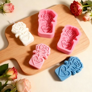 Molde de Silicona con Forma de Rosa para el Día de San Valentín, Molde para Hornear Pasteles, Molde para Decoración DIY - Product Image 2