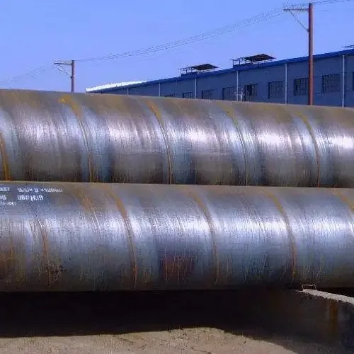 Thick-walled large diameter spiral steel pipe anti-corrosion carbon steel spiral tube/pipe round welded