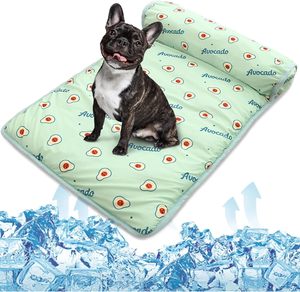 OEM Dog Cooling Mats for Dogs Cat Summer Dog Self Cooling <b>Pad</b> Pet Cooling Mat Sleep Cushion <b>Bed</b> with Pillow Dog Cooling Mats - Product Image 1