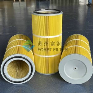 Filtro a Cartuccia Antistatico in Poliestere Plissettato Rotondo FORST 324x660mm per Collettore di Polveri Industriale in Acciaio Inox con Rivestimento in Polvere - Product Image 2