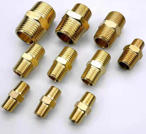 Shelily JLB-3009 nam núm vú khớp nối bằng bề mặt mịn ống đồng phù hợp cung cấp nước ỐNg Lót đầu NPT chủ đề giả mạo - Product Image 6