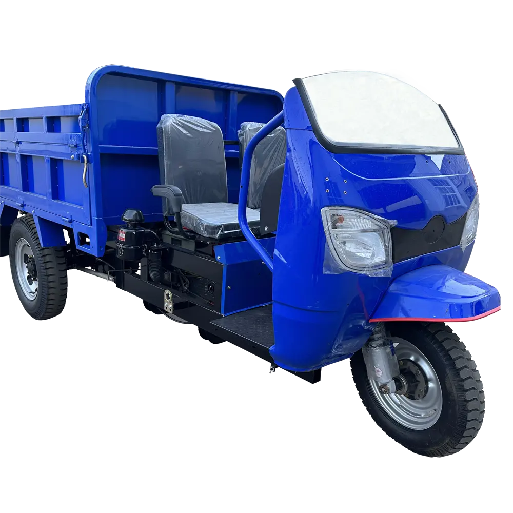 Huansheng Wholesale New Design Agricultural Diesel Motor Delivery Van Vargo Tricycle Trike