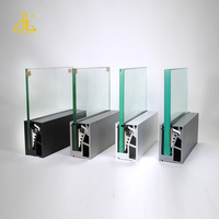 ZHONGLIAN Balustrade en aluminium de haute qualité, Balustrade d'escalier en acrylique, Balustrades, rampes en aluminium, profils de main courante