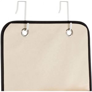 The Door Hanging Wall Organizer with 8 Pockets - Metal <b>Hooks</b> - Non Woven Hanging Organizer for Office - Product Image 5