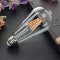 Bombilla LED Multicolor de Doble Capa con Forma Retro, Cuerpo de Vidrio, Base E27, Alimentación por CA, Interruptor de Atenuación, Certificación CE, CRI 80, 200, para Uso en Hoteles, LR-ST64