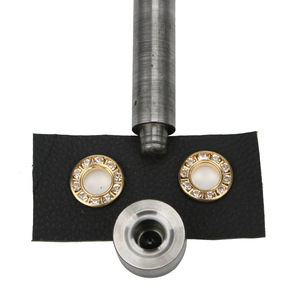Rebacca Rhinestone Eyelet Installation Tool <b>Set</b> Steel Round Durable For Clothing And Shoes - Product Image 5