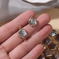 Perles d'eau douce naturelles de qualité AA en gros, forme baroque irrégulière, pour la création de bijoux DIY (bracelets, colliers) avec sertissage clos