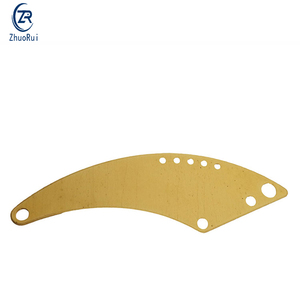 Placas de nombre de latón personalizadas en cualquier forma, etiquetas de perro de latón en blanco rectangulares redondas, logotipo grabado de latón macizo en blanco - Product Image 5