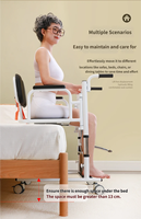 Chaise de transfert pour patients de classe I, instrument de réadaptation léger, réglable et durable de haute qualité